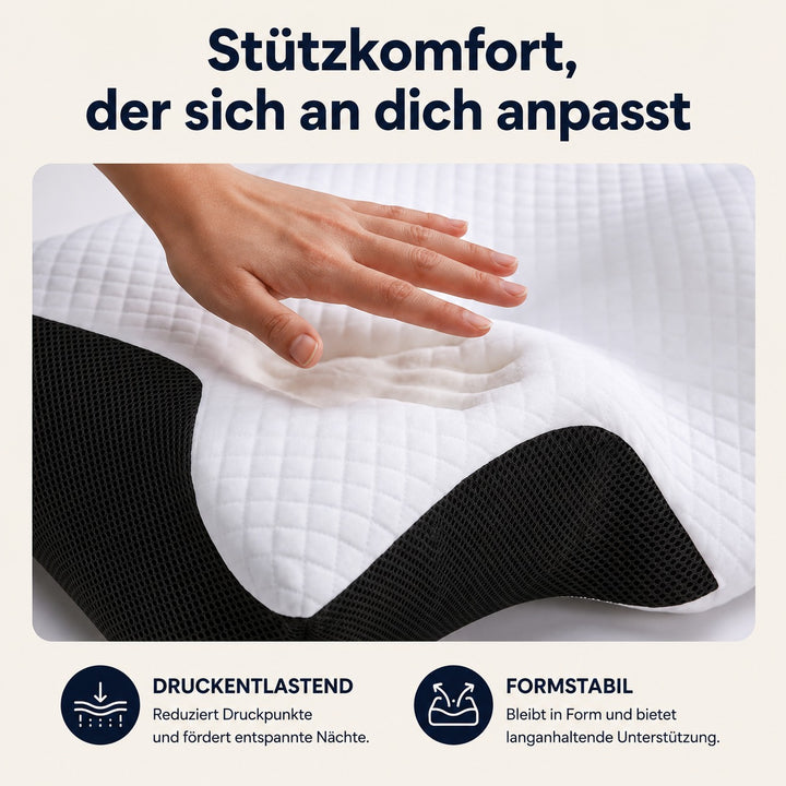 Sleepora Kissen – Schmerzfrei & Ausgeruht Aufwachen