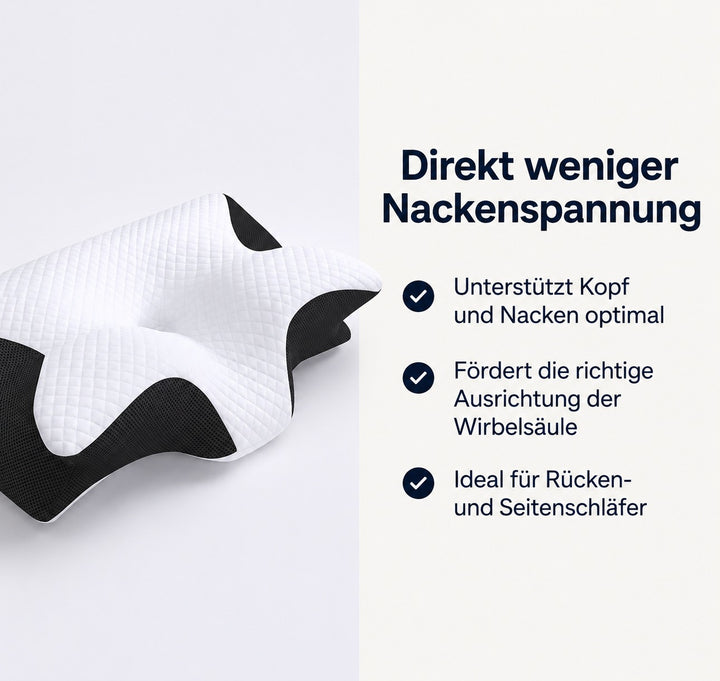 Sleepora Kissen – Schmerzfrei & Ausgeruht Aufwachen