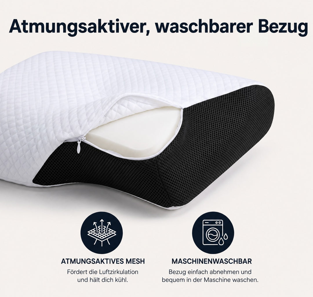 Sleepora Kissen – Schmerzfrei & Ausgeruht Aufwachen